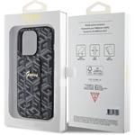 Guess PU Grip Stand G Cube kryt pre iPhone 15 Pro Max, čierny