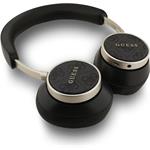 Guess PU Leather 4G Classic Logo ENC, bezdrôtové slúchadlá, čierne