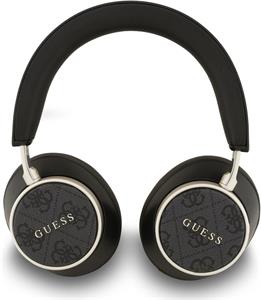 Guess PU Leather 4G Classic Logo ENC, bezdrôtové slúchadlá, čierne