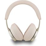 Guess PU Leather 4G Classic Logo ENC, bezdrôtové slúchadlá, ružové