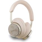 Guess PU Leather 4G Classic Logo ENC, bezdrôtové slúchadlá, ružové