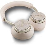 Guess PU Leather 4G Classic Logo ENC, bezdrôtové slúchadlá, ružové