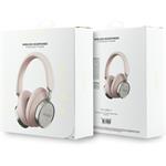 Guess PU Leather 4G Classic Logo ENC, bezdrôtové slúchadlá, ružové