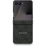 Guess PU Leather 4G Colored Ring Magnetic kryt pre Samsung Galaxy Z Flip 7, čierny