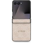 Guess PU Leather 4G Colored Ring Magnetic kryt pre Samsung Galaxy Z Flip 7, ružový