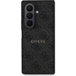 Guess PU Leather 4G Colored Ring Magnetic kryt pre Samsung Galaxy Z Fold 7, čierny