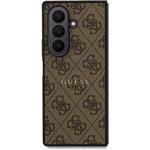Guess PU Leather 4G Colored Ring Magnetic kryt pre Samsung Galaxy Z Fold 7, hnedý