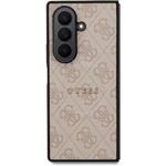 Guess PU Leather 4G Colored Ring Magnetic kryt pre Samsung Galaxy Z Fold 7, ružový