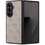 Guess PU Leather 4G Colored Ring Magnetic kryt pre Samsung Galaxy Z Fold 7, ružový