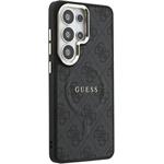 Guess PU Leather 4G Gold Frame Magnetic kryt pre Samsung Galaxy S26 Ultra, čierny