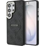 Guess PU Leather 4G Gold Frame Magnetic kryt pre Samsung Galaxy S26 Ultra, čierny