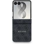 Guess PU Leather 4G Magnetic kryt pre Samsung Galaxy Z Flip 8, čierny