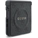 Guess PU Leather 4G Magnetic kryt pre Samsung Galaxy Z Flip 8, čierny