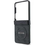 Guess PU Leather 4G Magnetic kryt pre Samsung Galaxy Z Flip 8, čierny