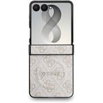 Guess PU Leather 4G Magnetic kryt pre Samsung Galaxy Z Flip 8, ružový