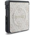 Guess PU Leather 4G Magnetic kryt pre Samsung Galaxy Z Flip 8, ružový