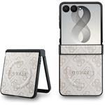 Guess PU Leather 4G Magnetic kryt pre Samsung Galaxy Z Flip 8, ružový