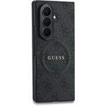 Guess PU Leather 4G Magnetic kryt pre Samsung Galaxy Z Fold 8 Ultra, čierny