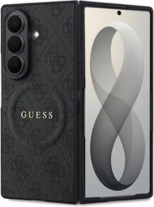 Guess PU Leather 4G Magnetic kryt pre Samsung Galaxy Z Fold 8 Ultra, čierny