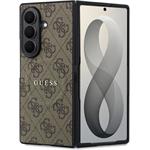 Guess PU Leather 4G Magnetic kryt pre Samsung Galaxy Z Fold 8 Ultra, hnedý