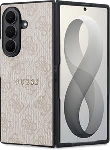 Guess PU Leather 4G Magnetic kryt pre Samsung Galaxy Z Fold 8 Ultra, ružový