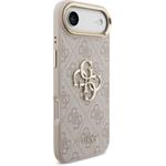 Guess PU Leather 4G Metal Logo Gold Frame kryt pre iPhone Air, ružový