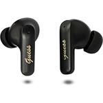 Guess PU Metal Logo TWS, bezdrôtové slúchadlá, čierne