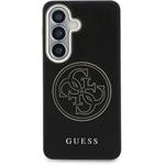Guess PU Perforated 4G Logo Magnetic kryt pre Samsung Galaxy S26, čierny