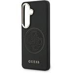 Guess PU Perforated 4G Logo Magnetic kryt pre Samsung Galaxy S26, čierny