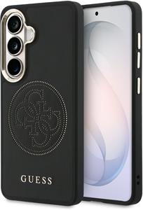 Guess PU Perforated 4G Logo Magnetic kryt pre Samsung Galaxy S26, čierny