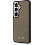 Guess PU Perforated 4G Logo Magnetic kryt pre Samsung Galaxy S26, hnedý