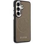 Guess PU Perforated 4G Logo Magnetic kryt pre Samsung Galaxy S26, hnedý