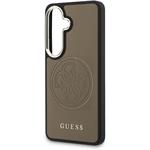 Guess PU Perforated 4G Logo Magnetic kryt pre Samsung Galaxy S26, hnedý
