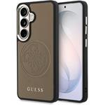 Guess PU Perforated 4G Logo Magnetic kryt pre Samsung Galaxy S26, hnedý