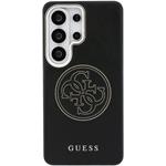 Guess PU Perforated 4G Logo Magnetic kryt pre Samsung Galaxy S26 Ultra, čierny