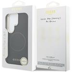 Guess PU Perforated 4G Logo Magnetic kryt pre Samsung Galaxy S26 Ultra, čierny
