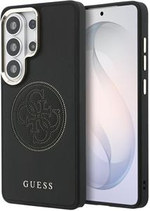 Guess PU Perforated 4G Logo Magnetic kryt pre Samsung Galaxy S26 Ultra, čierny