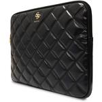 Guess PU Quilted 4G Metal Logo obal na notebook 13/14", čierny