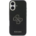 Guess PU Resin Logo kryt pre iPhone 17, čierny