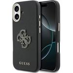 Guess PU Resin Logo kryt pre iPhone 17, čierny