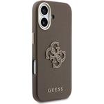 Guess PU Resin Logo kryt pre iPhone 17, hnedý