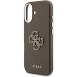 Guess PU Resin Logo kryt pre iPhone 17, hnedý