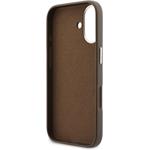 Guess PU Resin Logo kryt pre iPhone 17, hnedý