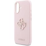 Guess PU Resin Logo kryt pre iPhone 17, ružový