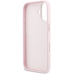 Guess PU Resin Logo kryt pre iPhone 17, ružový