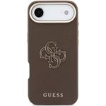 Guess PU Resin Logo kryt pre iPhone Air, hnedý