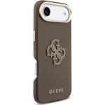 Guess PU Resin Logo kryt pre iPhone Air, hnedý