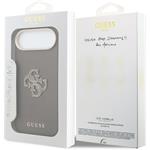 Guess PU Resin Logo kryt pre iPhone Air, hnedý