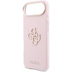 Guess PU Resin Logo kryt pre iPhone Air, ružový