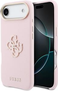 Guess PU Resin Logo kryt pre iPhone Air, ružový